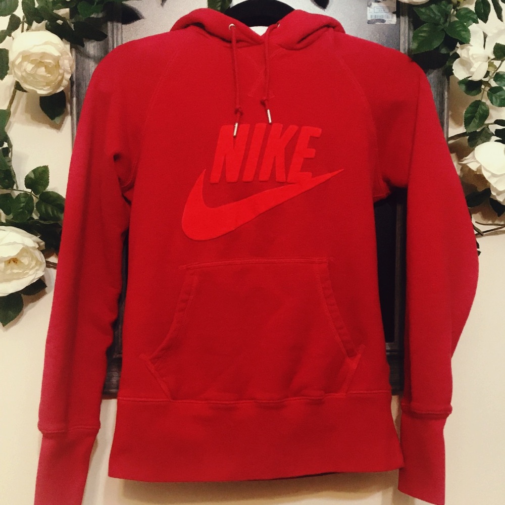 Nike red sweater